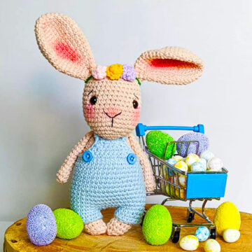 Easter Bunny in Overalls Free PDF Amigurumi Pattern (1)