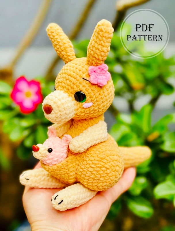Reily the Kangaroo Amigurumi PDF Free Pattern (1)