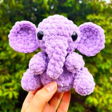 Baby Elephant Jully Amigurumi Pattern for Beginners