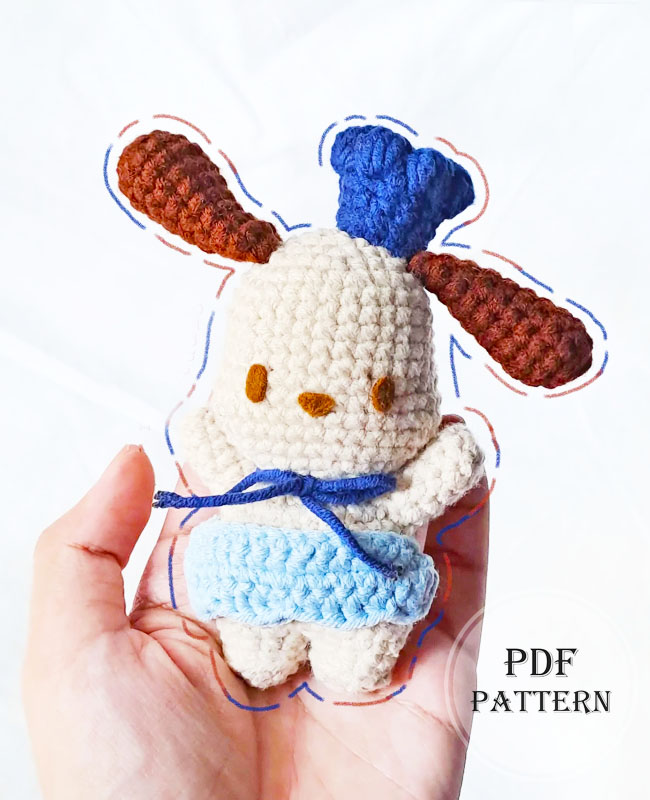 Chef Puppy with Apron Crochet PDF Free Pattern (2)