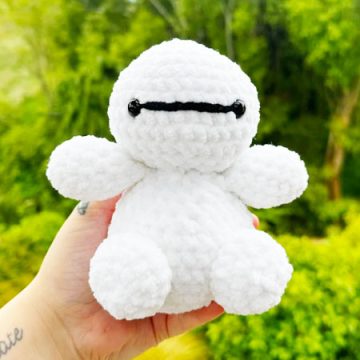 Plush Baymax Crochet Doll for Beginners PDF Pattern (1)