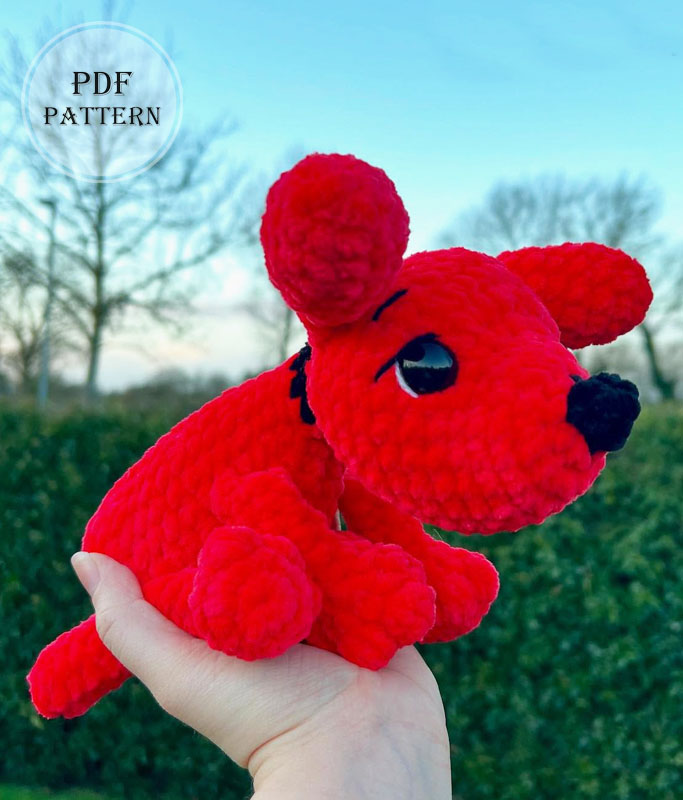 Red Dog Snoopy Amigurumi Pattern (2)