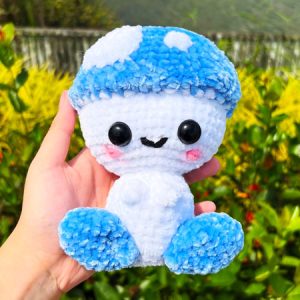 Toadstool Crochet Mushroom Doll PDF Pattern (1)