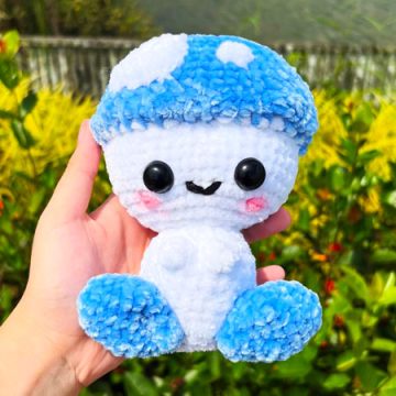 Toadstool Crochet Mushroom Doll PDF Pattern (1)