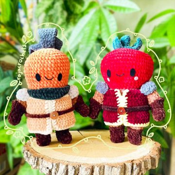 Veggie Knights Crochet Doll Pattern for Advanced Level (1)