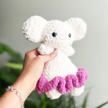 Ballerina Mouse with Skirt Amigurumi Pattern (1)