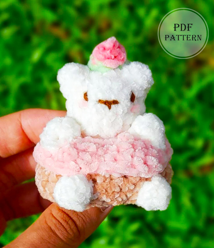 Beary Donut Crochet PDF Free Pattern (2)