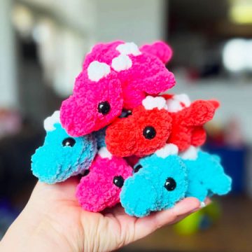 Beginner Dinosaur PDF Pattern Step by Step (1)