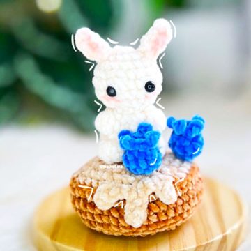 Bunberry Pie with Bunny Amigurumi Free Pattern (2)
