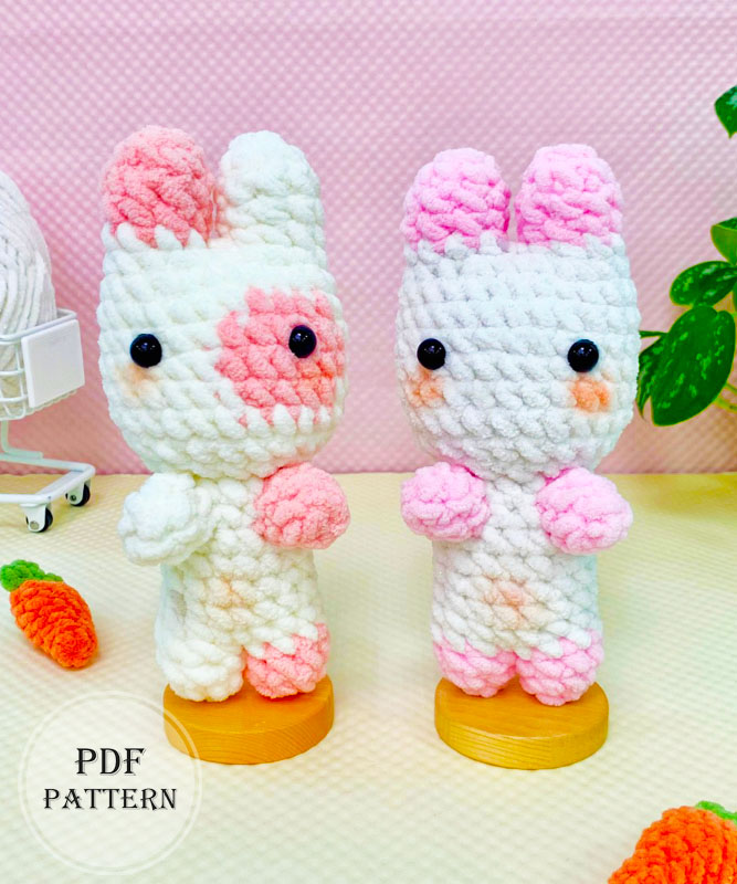 Bunny Twins Crochet Pattern Step by Step (2)