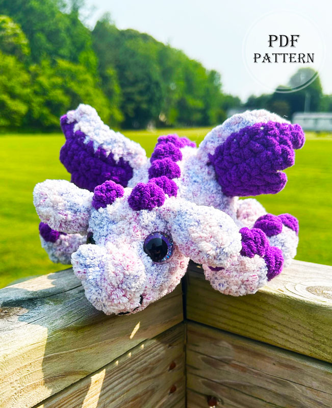 Daphne the Baby Dragon Amigurumi Free Pattern (2)
