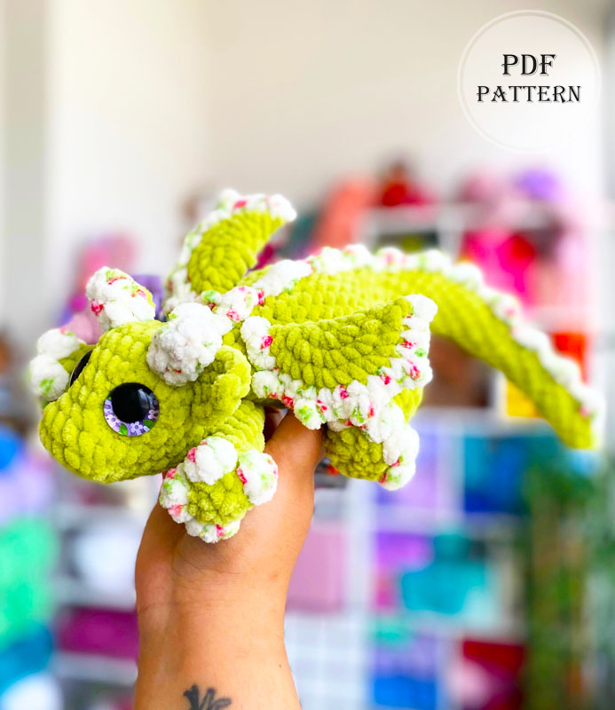 Mini Baby Dragon Amigurumi PDF Free Pattern (2)