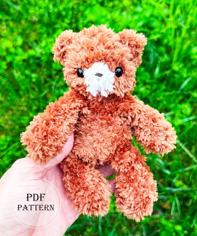 Rusty the Plush Bear Crochet PDF Pattern (2)