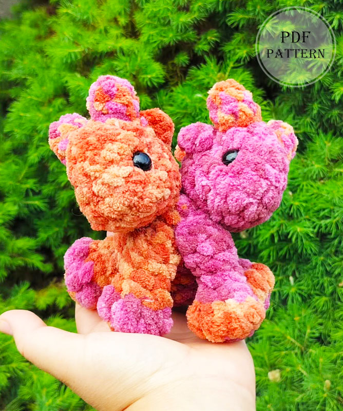 Two-Headed Dragon Amigurumi Free PDF Pattern (1)