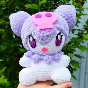 Big Plush Kuromi Amigurumi PDF Pattern Step by Step (1)